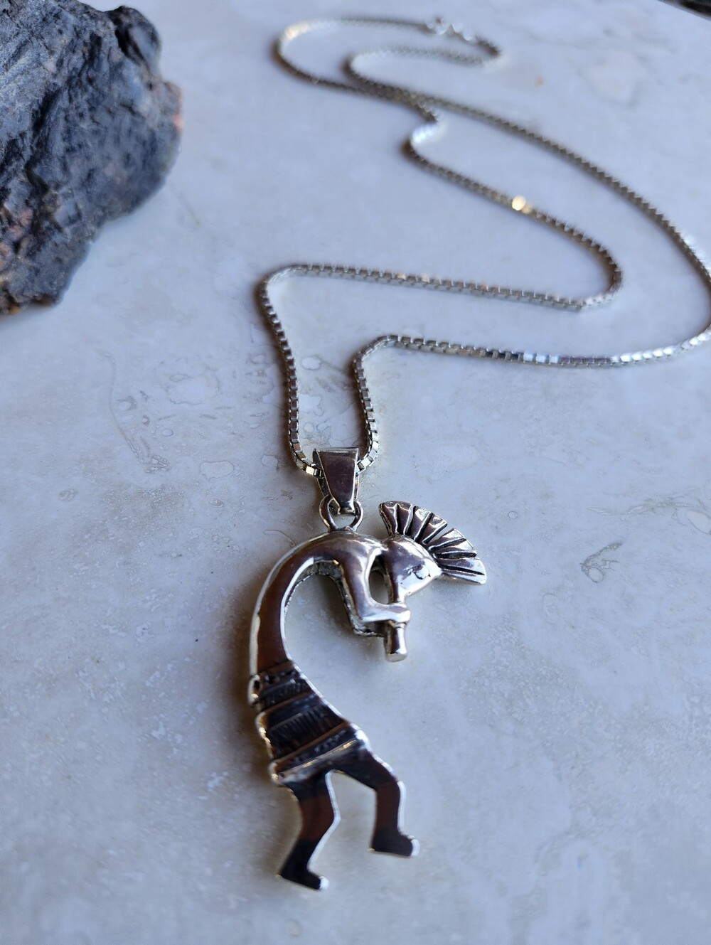 Sterling Silver KOKOPELLI Necklace